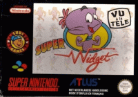 Super Widget Super Nintendo  box art
